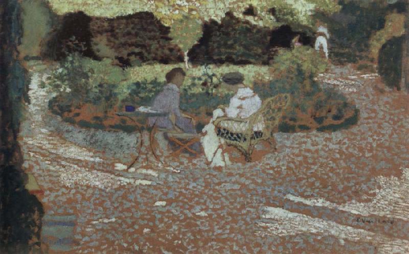 Edouard Vuillard in the garden